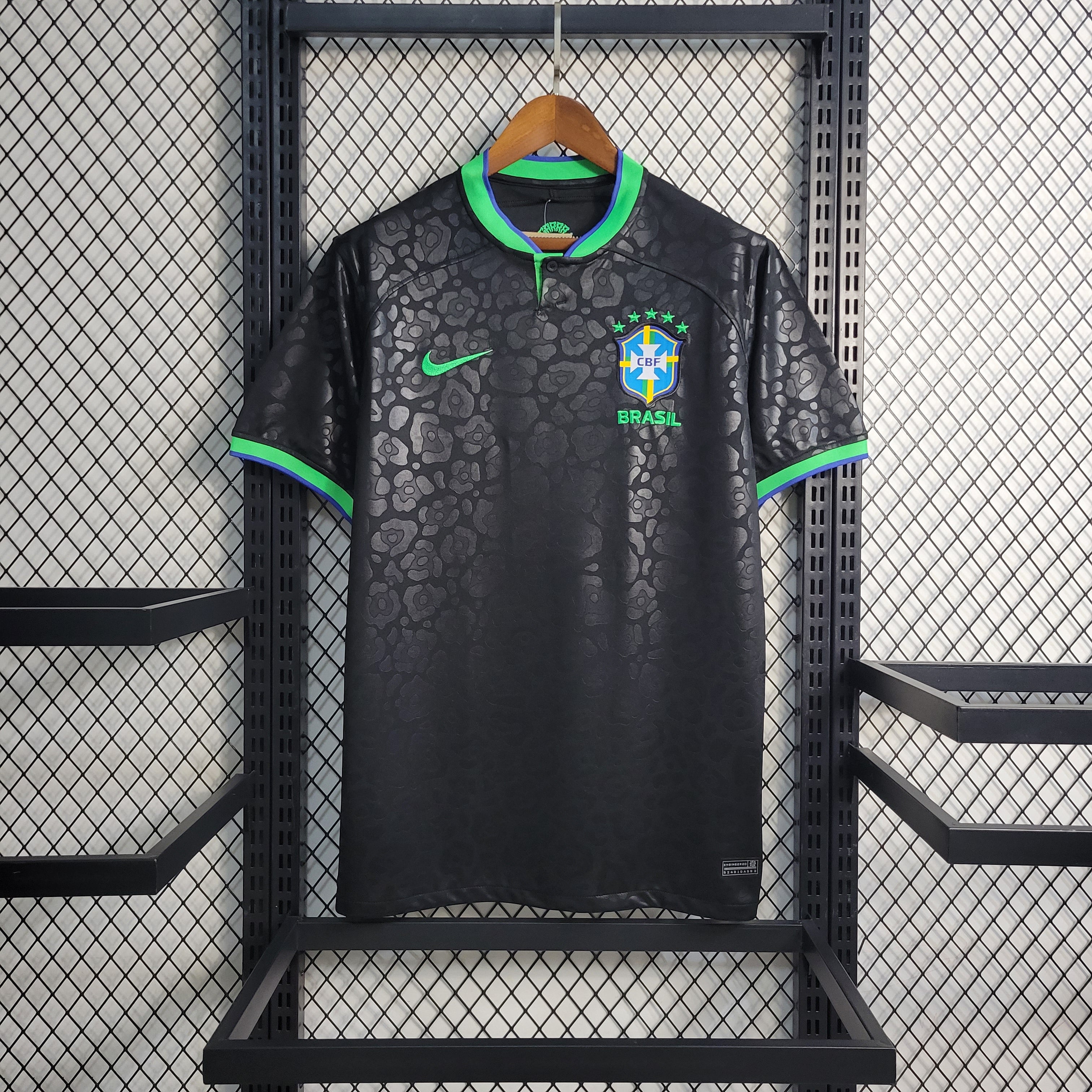 Brazil Black kit Leopard print 2024