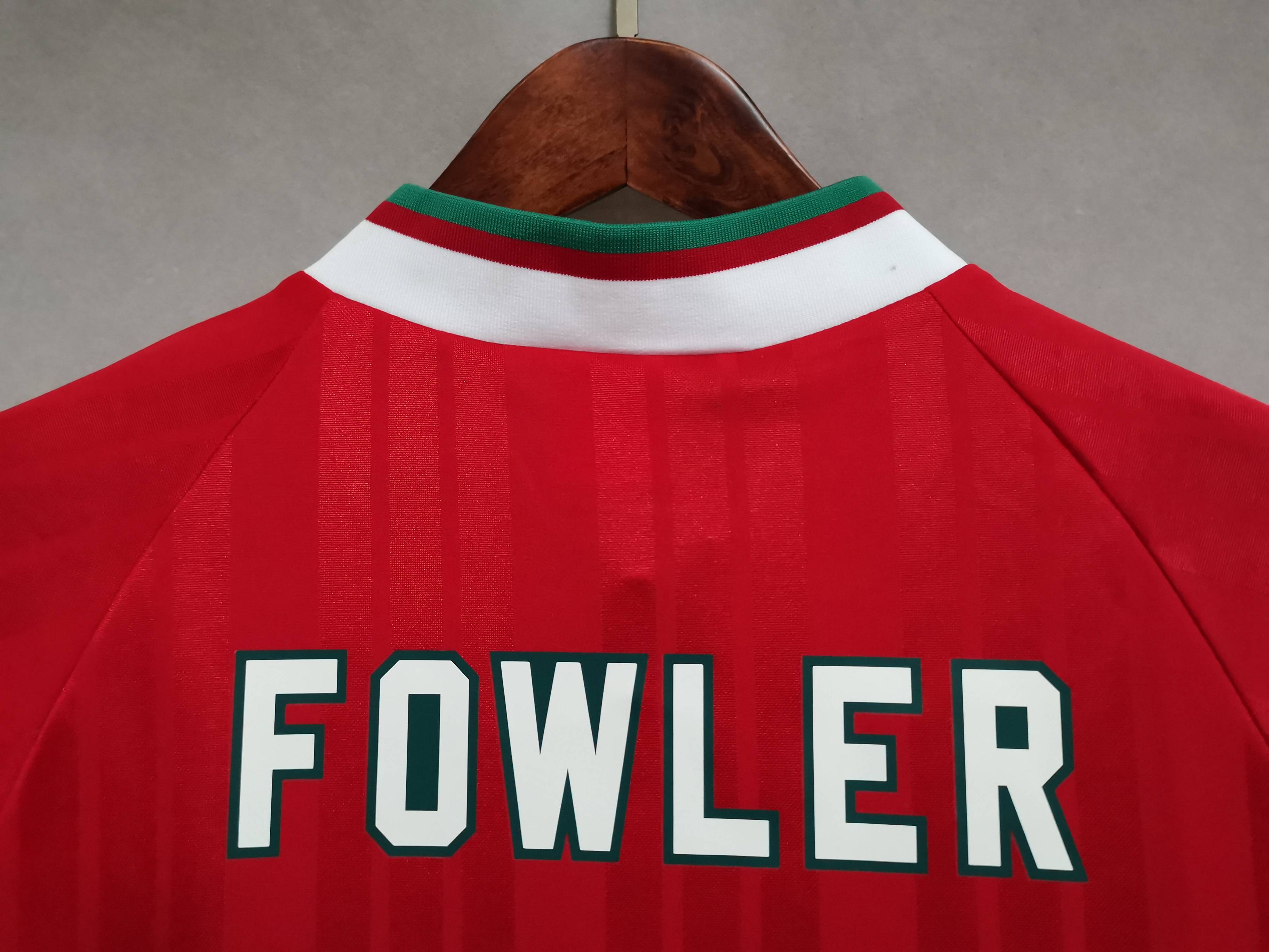 Camiseta retro de manga larga del Liverpool 1993-1995