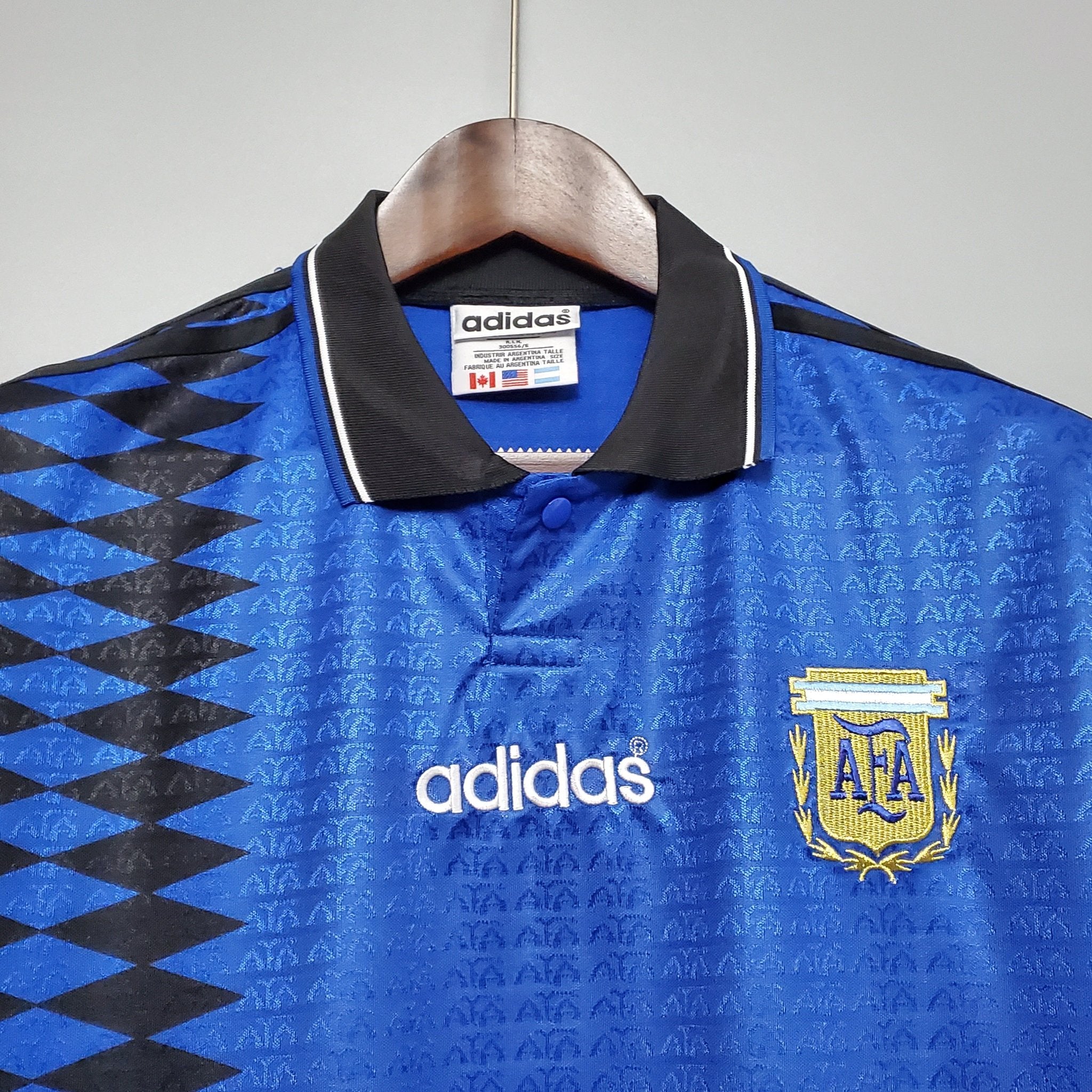 Camiseta retro visitante de Argentina de 1994