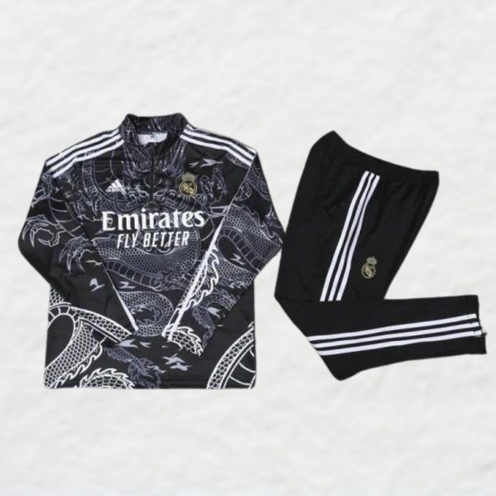 REAL MADRID BLACK DRAGON TRACKSUIT